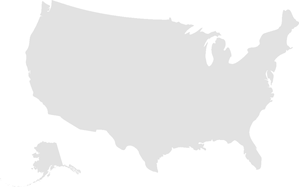 United States coverage map