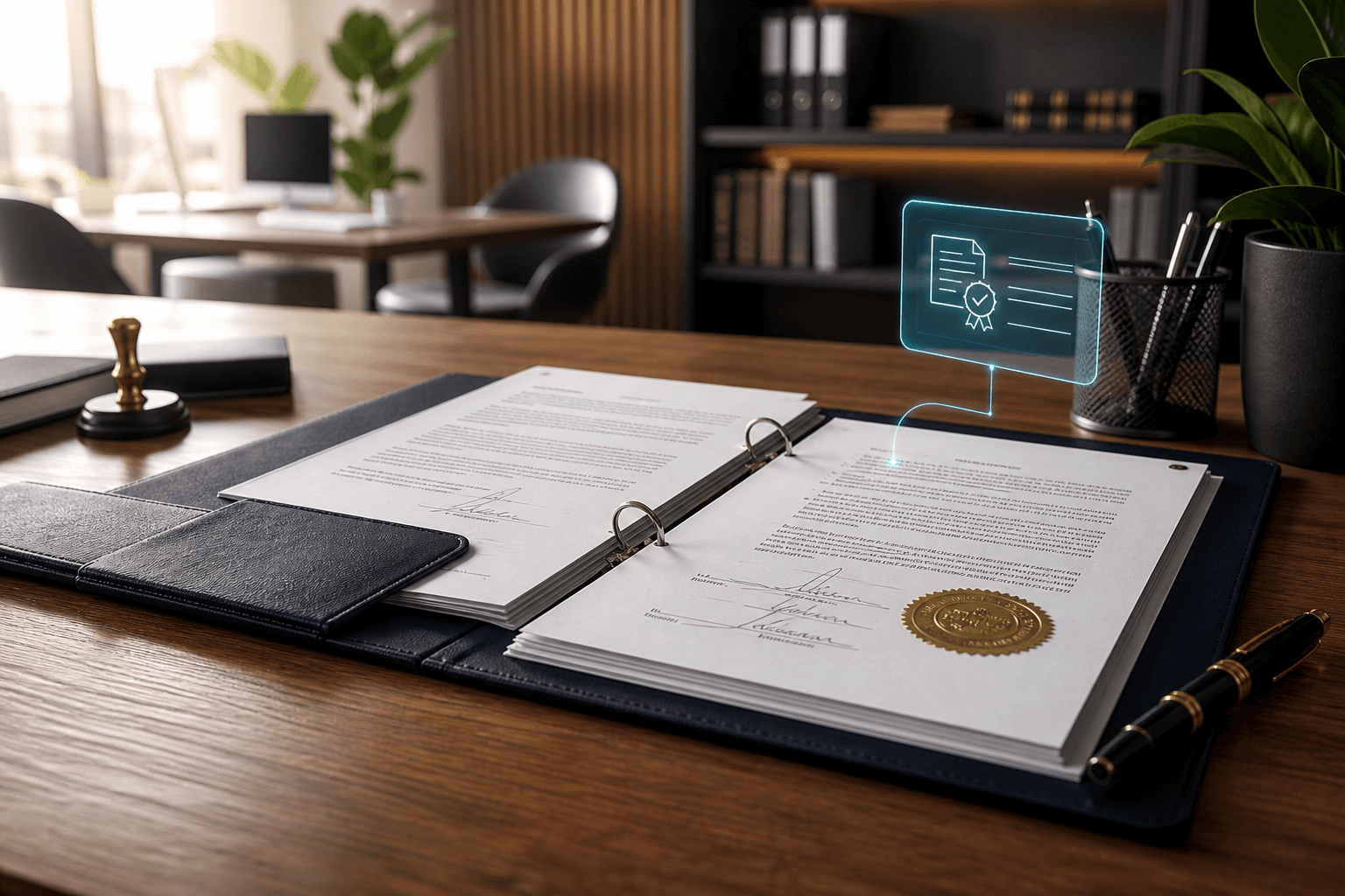Affidavit prepared for human-verified legal translation