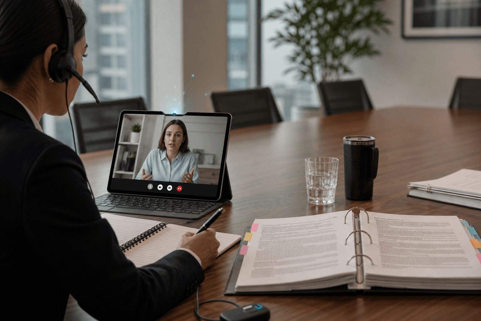 Deposition Video Remote Interpretation services visual