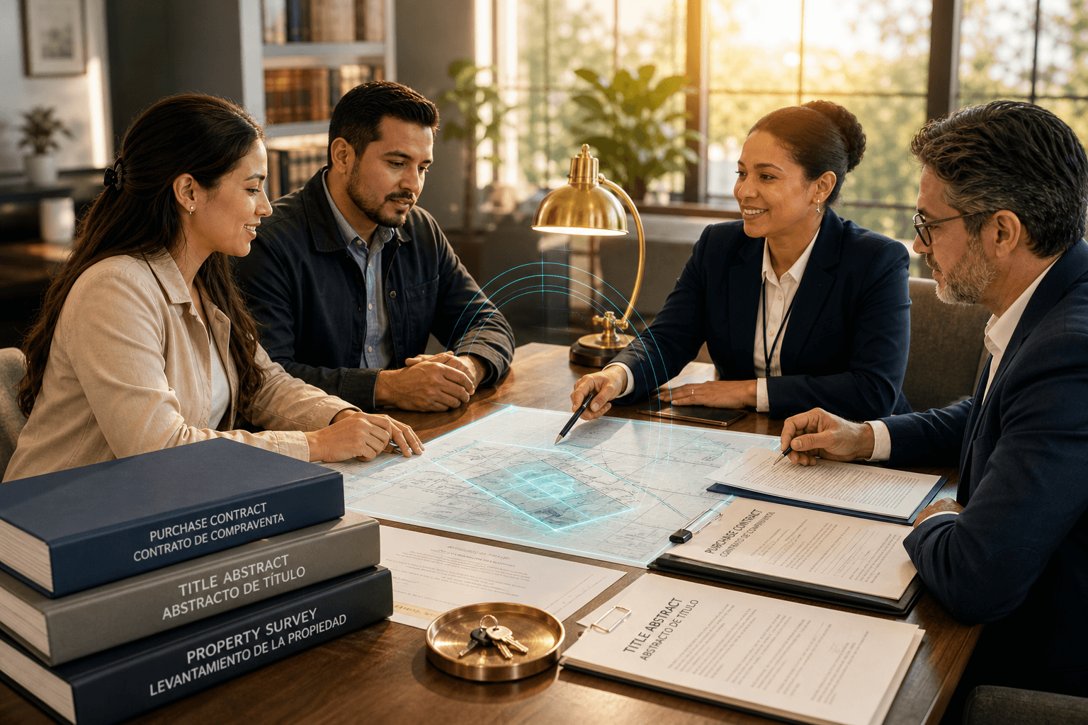 Real estate contracts and property records prepared for cross-border translation